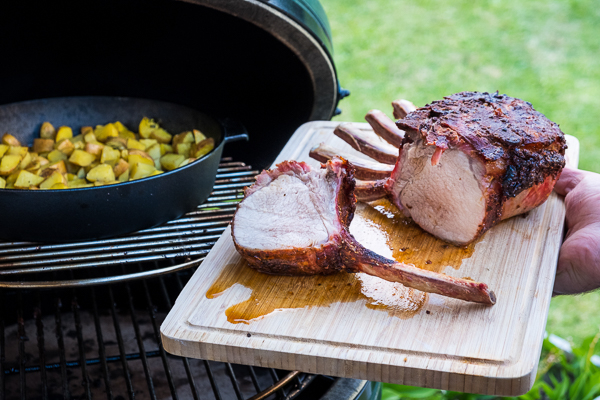 Frenched Racks mit Thymian Kartoffeln - 