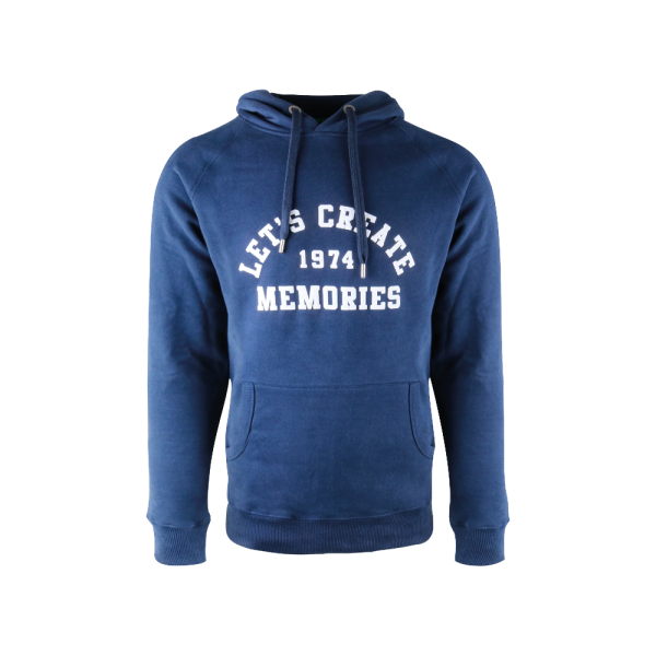 Hoodie - Lets create - Blau - Medium