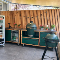 Altholz Outdoor Element Kühlung & Waschbecken